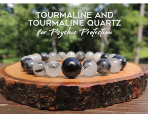 Tourmaline Quartz and Tourmaline Bracelet by Rock My Zen